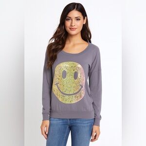 Lauren Moshi Smiley Sweatshirt